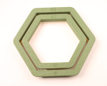 Hexagon udstikker til keramik