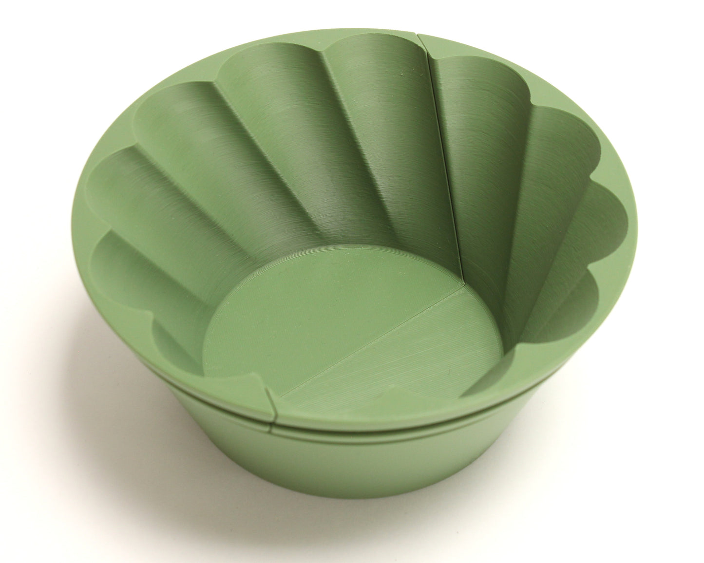 Kvætseform #1 til keramik – snoet skål Ø165 x H70 mm